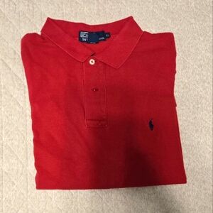 Polo by Ralph Lauren men's red polo shirt. Size XL.